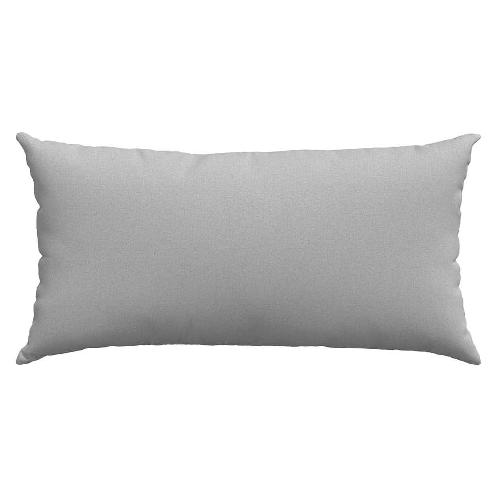 Sofa Pillows 2 pcs Grey 80 x 40 cm Fabric